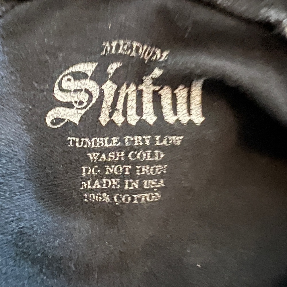 Black Sinful hoodie size medium - Picture 5 of 5